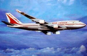 Poster shot - Air India Boeing 747-400 in flight
