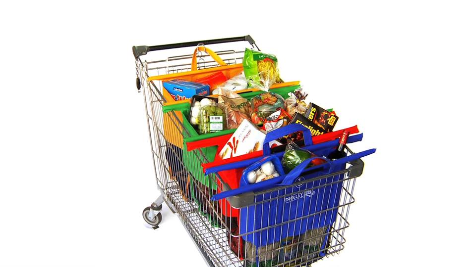 Trolley bags shopping system